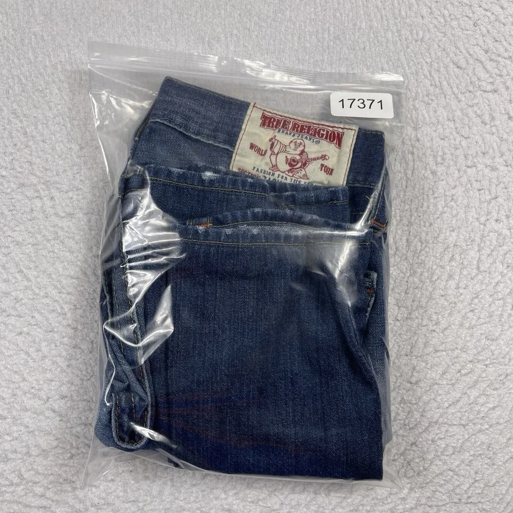 True Religion Jeans Mens 31x26‎ Blue Denim Zach Button Fly Vintage Y2K Pants